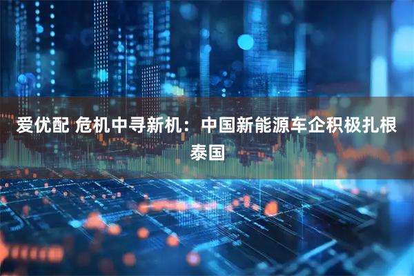 爱优配 危机中寻新机：中国新能源车企积极扎根泰国