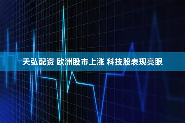 天弘配资 欧洲股市上涨 科技股表现亮眼