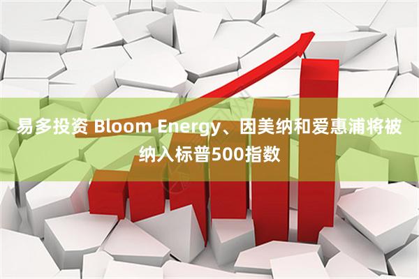 易多投资 Bloom Energy、因美纳和爱惠浦将被纳入标普500指数