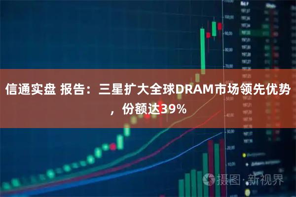 信通实盘 报告:三星扩大全球DRAM市场领先优势,份额达39%